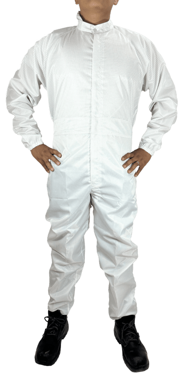 Uniformes antiestáticos inyectables