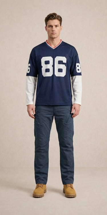 PANTALÓN TÁCTICO CARGO PARA HOMBRE COLOR AZUL NAVY CON BOLSILLOS LATERALES