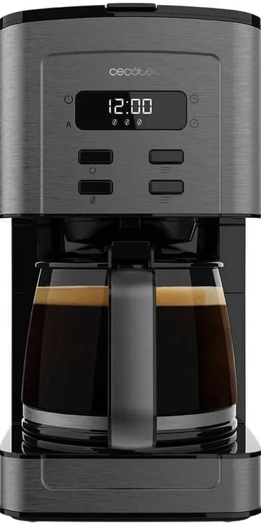 Cecotec Cafetera de Goteo Coffee 56 Time, Capacidad 1,3L 