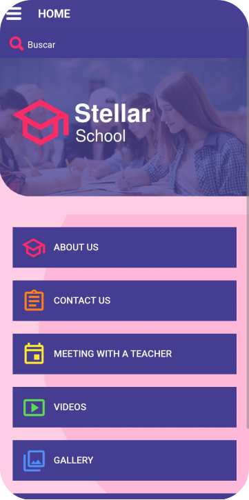 Aplicación Stellar School