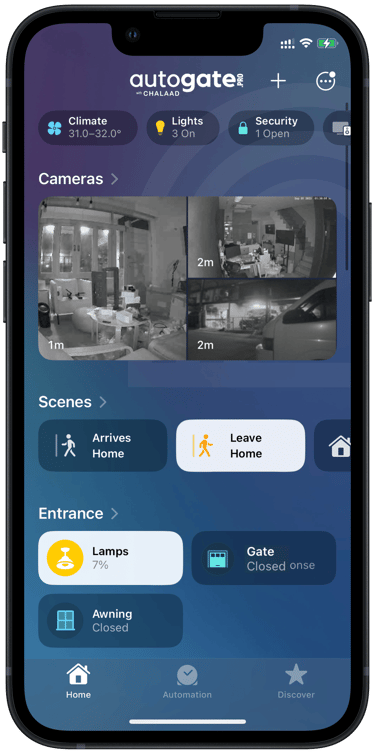 ดูภาพจากกล้องวงจรปิดรอบบ้าน และสถานะเซ็นเซอร์ต่าง ๆ บน iPhone ผ่านแอป Home