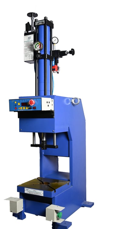ANTI-ROTATION C FRAME PRESS MACHINE BUILT BY NATIONAL PNEUMATIC SYSTEMS IN VASAI USED FOR STAMPING BENDING TRIMMING ETC.
