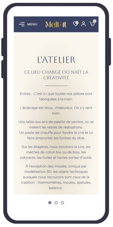 Page A propos copywriting