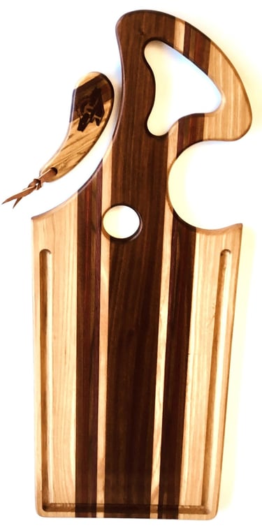 X- LARGE Charcuterie And Cutting Board, Reversible Wooden Chopping and Serving Board (Hardwood X-Lar
