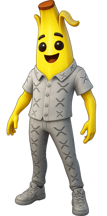 a cartoon banana banana banana banana