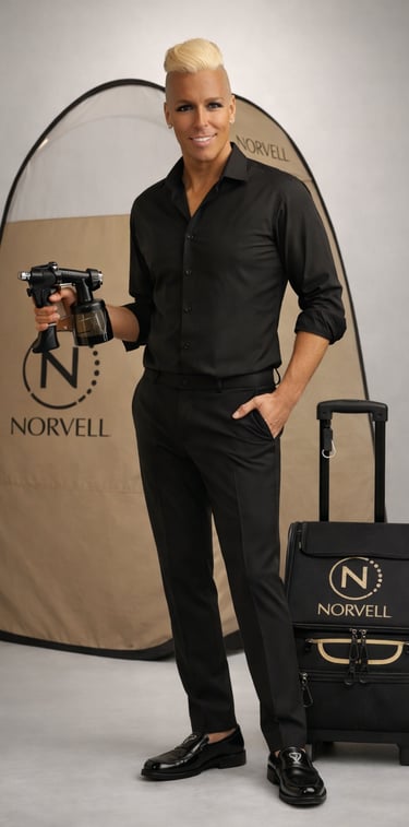 BTan LLC mobile spray tan artist Brandon Busche 