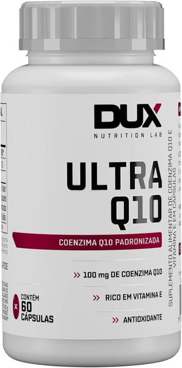 Coenzima Q10 Ultra Dux Nutrition: energia mitocondrial e pureza. Vida Performance 2026.