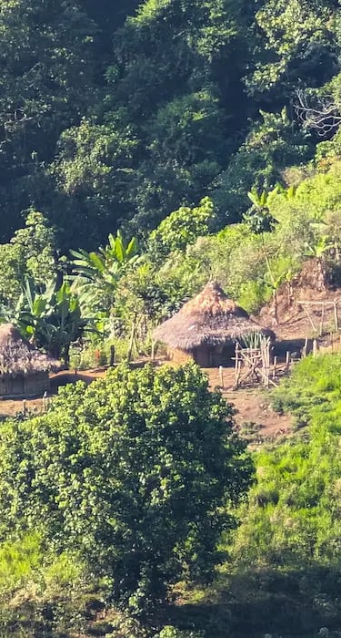 Wiwa indigenous Town in the Sierra Nevada
