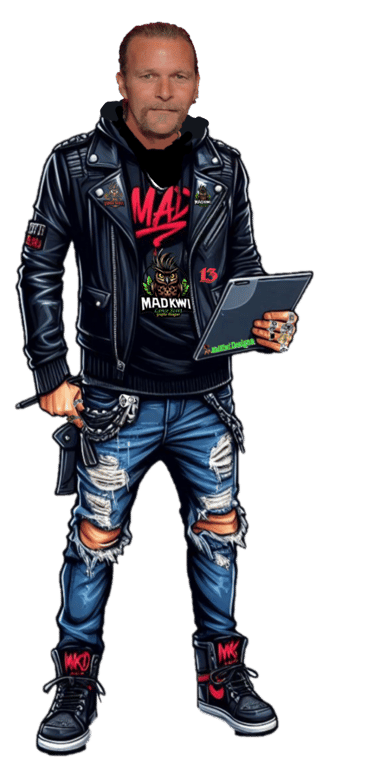 Cartoon Lance Scott MadKiwi Madkiwi Designs 