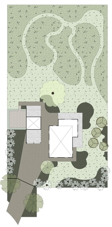 Plattegrond project Poldertuin