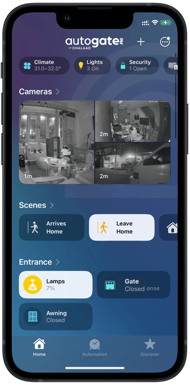 ดูภาพจากกล้องวงจรปิดรอบบ้าน และสถานะเซ็นเซอร์ต่าง ๆ บน iPhone ผ่านแอป Home
