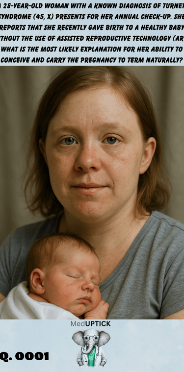 A woman with Turner Syndrome holding a baby in her arms
