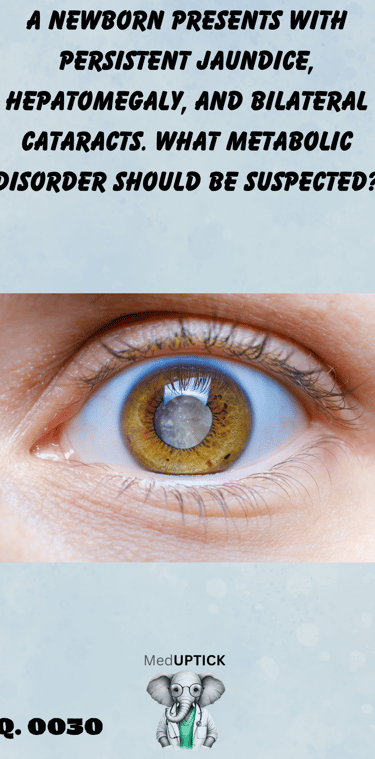 a close-up image of the eye of a child with a cataract