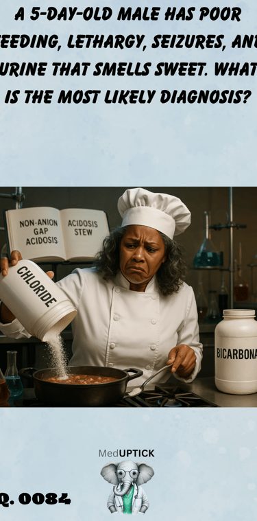 an African American chef mixing ingredients contributing to non-anion gap acidosis