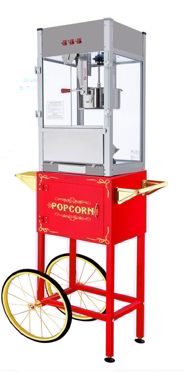 Maquina de Palomitas de Maiz con carro NP16001SS