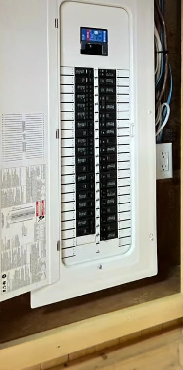 C"est le nouveau panneau électrique qui répond aux normes et qui est sécuritaire,