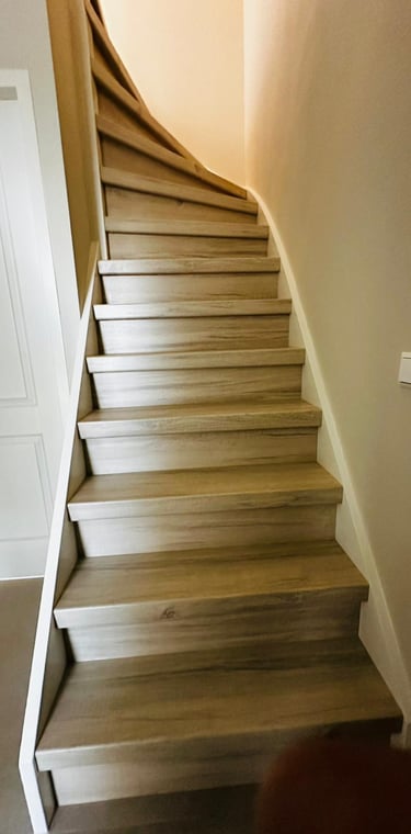 Laminaat traprenovatie