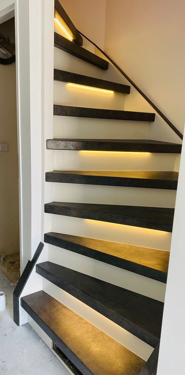 Laminaat traprenovatie