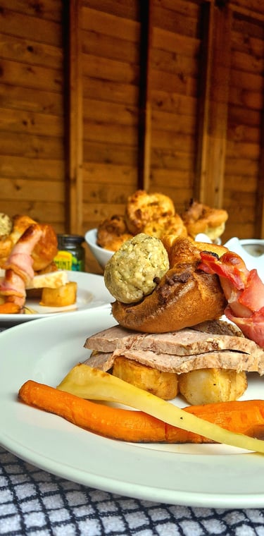 a plate of food and a plate of food