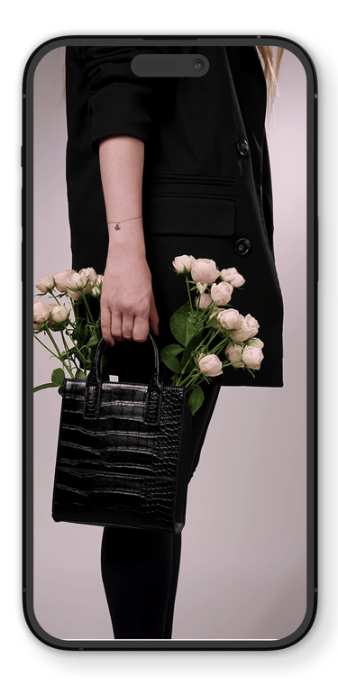 TikTok Content für Maison Héroïne – stilvolle Kurzvideos zur Produktinszenierung von Taschen, clean 