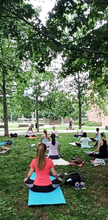 yoga al parco