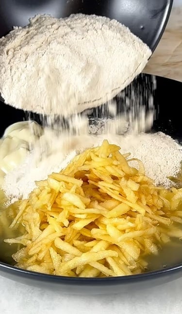 Aggiungi gli ingredienti secchi