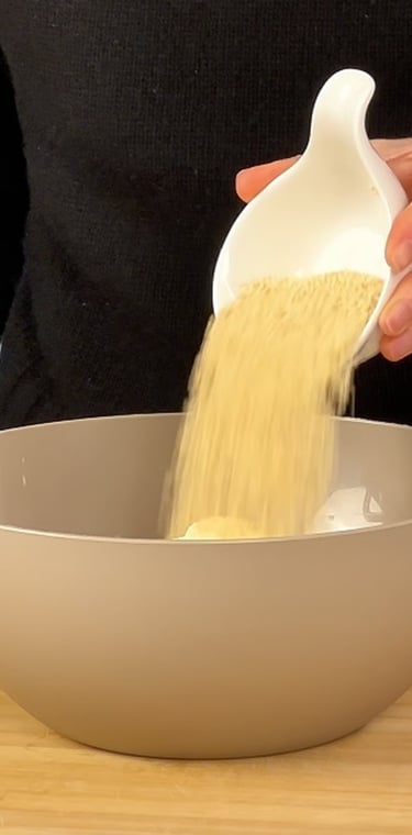 Preparare la purea di ceci