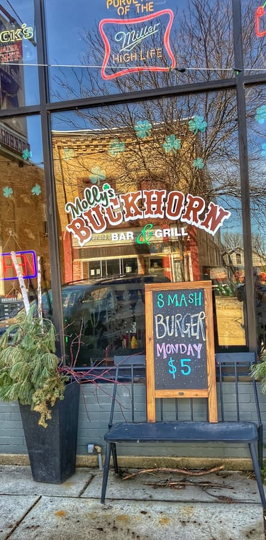 Mollys Buck Horn Bar and Grill in Princeton, Wisconsin.