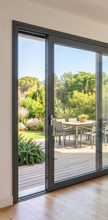 Carpintería de aluminio con rotura de puente térmico en vivienda, Murcia