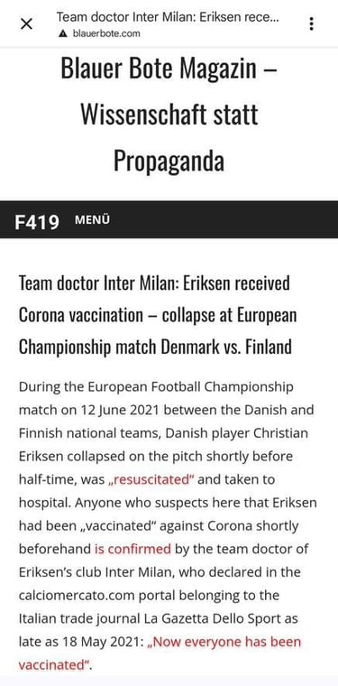 Inter Milan, Vaccinated, Christian Eriksen