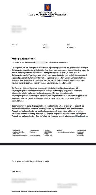 Statsforvalteren, Dr. Christer Torgilstveit Larsen, oslo kommune frogner helse, medpoint as,fastlege