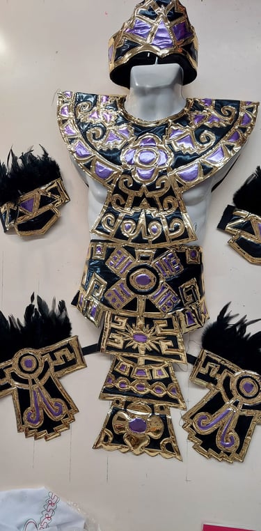 Conchero Aztec folklorico custom handmade at Tradiciones Norma Phoenix AZ