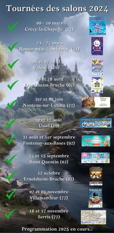 tournées des salons 2024