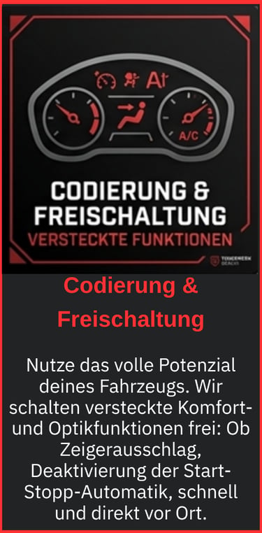 Fahrzeug Codierung Berlin - Versteckte Komfortfunktionen freischalten