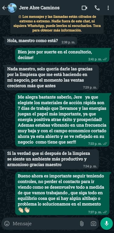 testimonio real sobre abre caminos con resultados rapidos