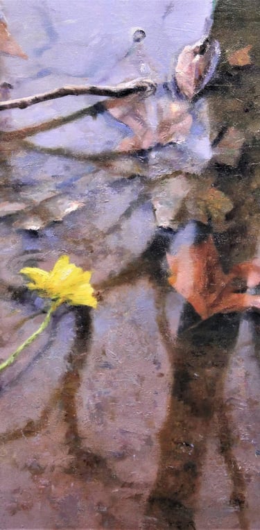YELLOW FLOWER SWIMMING 55 X 46