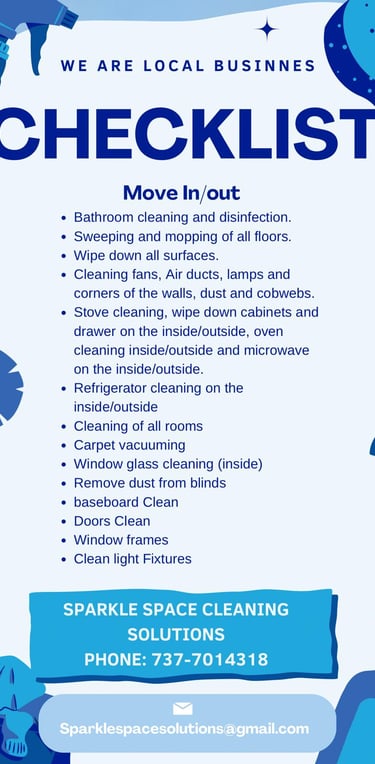 Move In/Out Cleaning Services in Austin Tx and Surrounding Areas