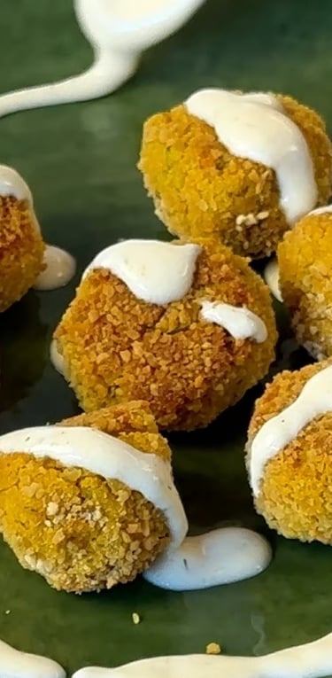 Bake the veggie bites for 20 minutes until golden and crispy