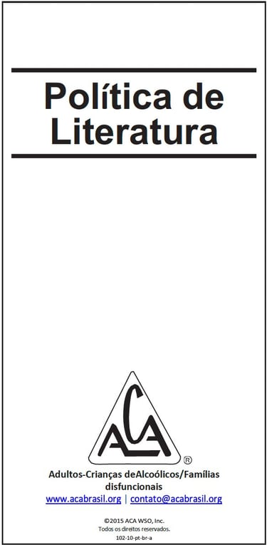 política de literatura de ACA