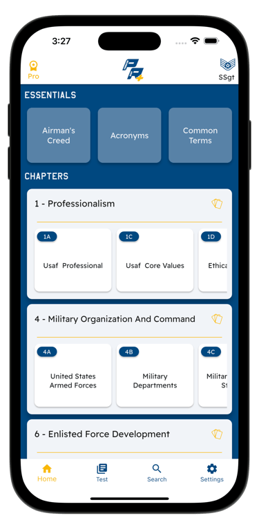 promotion ready air force screenshot