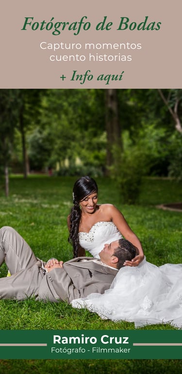 Fotógrafo de Bodas . Ramiro Cruz - fotógrafo - filmmaker