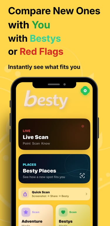 besty,red flags, besties, ios, app store