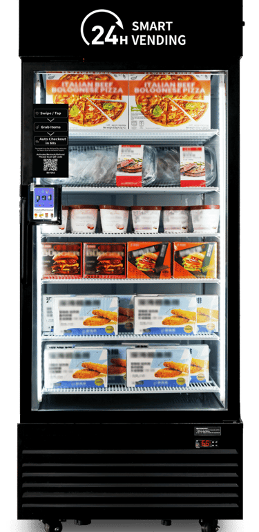 a smart vending machine with a smart vending machine