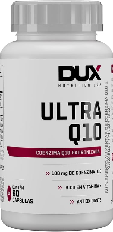 Coenzima Q10 Ultra Dux Nutrition: energia mitocondrial e pureza. Vida Performance 2026.