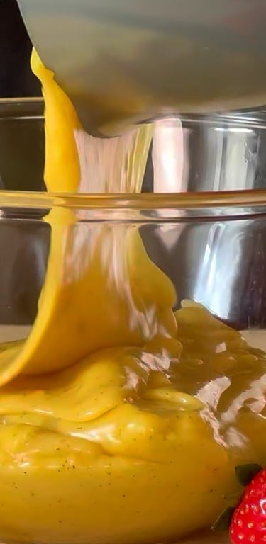 Let the cream cool