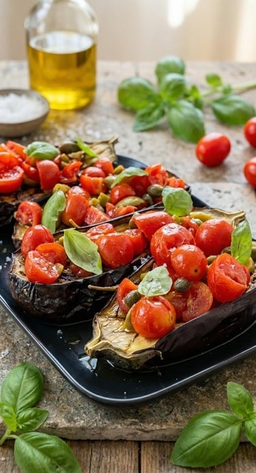 Bruschetta di melanzane