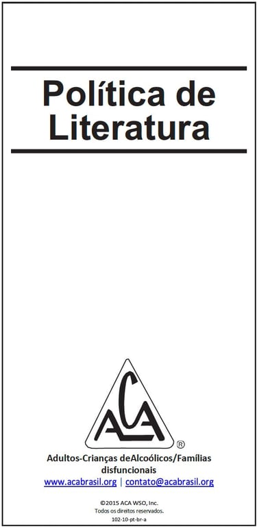 política de literatura de ACA