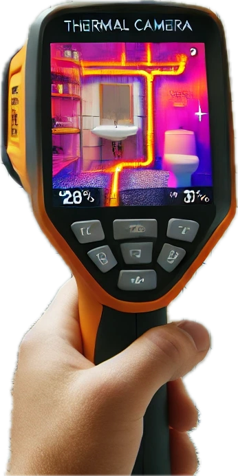 كشف تسربات المياه الحراري