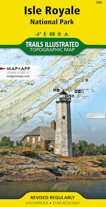 Isle Royale National Park Map guide