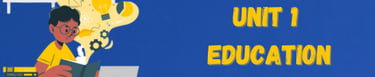 unit 1 1st year bac education, english course, 1st year bac